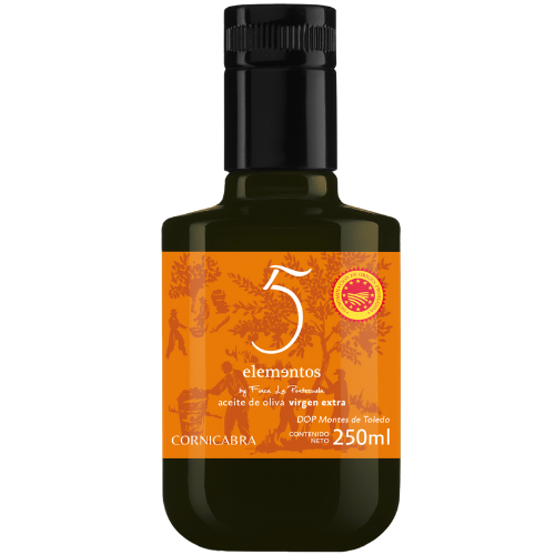 Aceite de Oliva Virgen Extra 5 Elementos Cornicabra 250ml - Finca La Pontezuela - Comprar Aceite de Oliva Virgen Extra