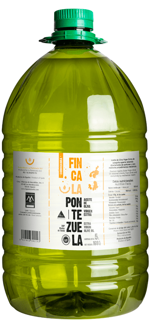 Garrafa de 5L de Aceite de Oliva Virgen Extra Cornicabra - Finca La Pontezuela