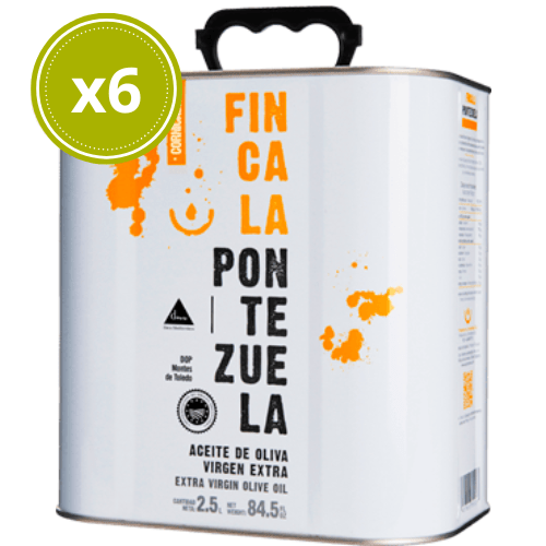 Lata Aceite de Oliva Virgen Extra Finca La Pontezuela Cornicabra 6x2'5L