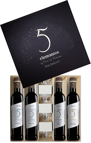 Estuche Aceite de Oliva Virgen Extra 5 Elementos Gran Selección 4×500 ml - AOVE Finca La Pontezuela