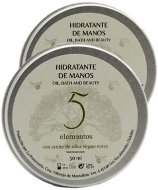 Crema hidratante de manos con Aceite de Oliva Virgen Extra 5 Elementos