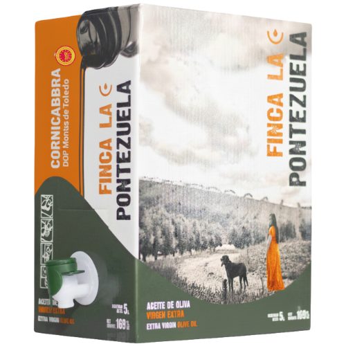 Aceite de Oliva Virgen Extra Cornicabra Bag in Box 5 L - Finca La Pontezuela - Garrafa Aceite de Oliva Virgen Extra 5L