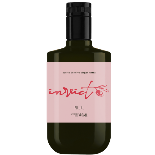 5 Elementos Invicto 500ml - Aceite de Oliva Virgen Extra - Botella de aceite solidaria con ASEM CLM